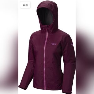 Women's Mountain Hardwear Finder Jacket - Dark Raspberry - Size Small